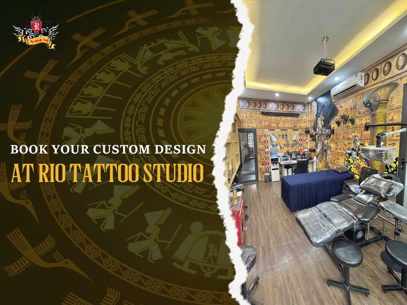 professional sunflower tattoo design created by artists at Rio Tattoo Studio Hanoi