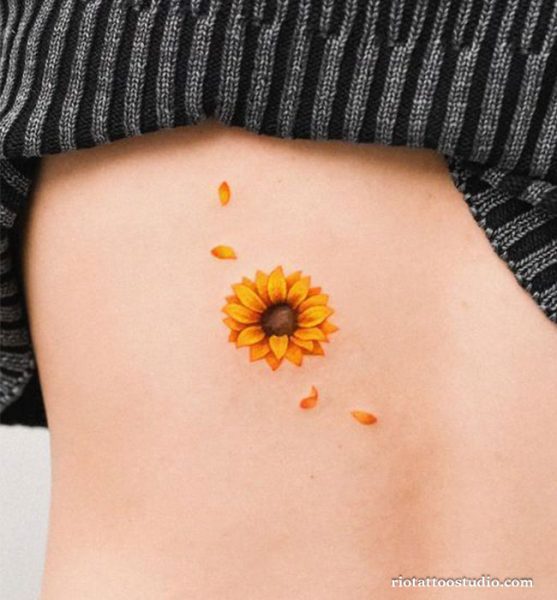 Top sunflower tattoo ideas to brighten your vibe 8 - Rio Tattoo Studio