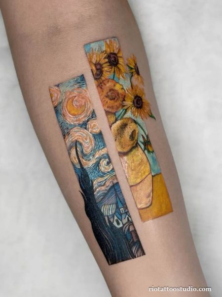Top sunflower tattoo ideas to brighten your vibe 19 - Rio Tattoo Studio