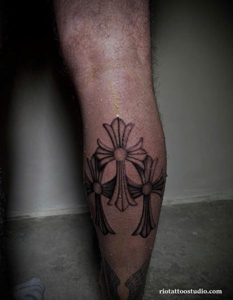 100+ Best Three Crosses Tattoo: Sacred Symbols of Faith 2 - Rio Tattoo Studio