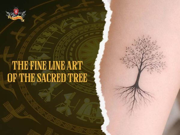 Meaning of tree of life tattoo and the delicate specialty of fineline tattoos on the back.