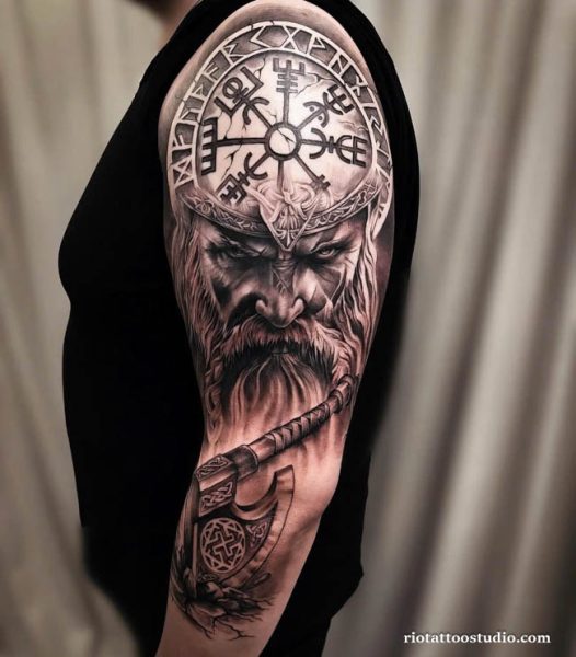 100+ Best Viking Tattoo Ideas: Bold Symbols of Warriors 2 - Rio Tattoo Studio