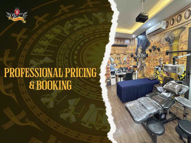 Rio Tattoo Studio Hanoi interior viking tattoo booking professional setup, expert viking tattoo