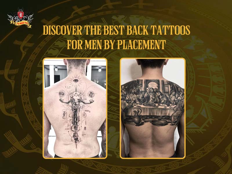 Comprehensive placement guide for various back tattoo ideas for men