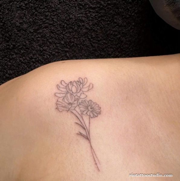 100+ Best Birth Flower Tattoos: Meaningful Floral Art - Rio Tattoo Studio
