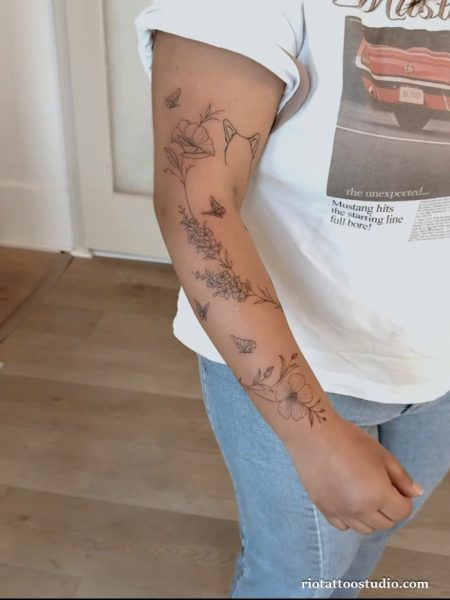 100+ Best Birth Flower Tattoos: Meaningful Floral Art 11 - Rio Tattoo Studio