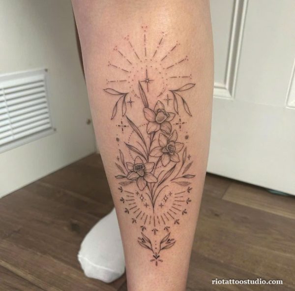 100+ Best Birth Flower Tattoos: Meaningful Floral Art 8 - Rio Tattoo Studio