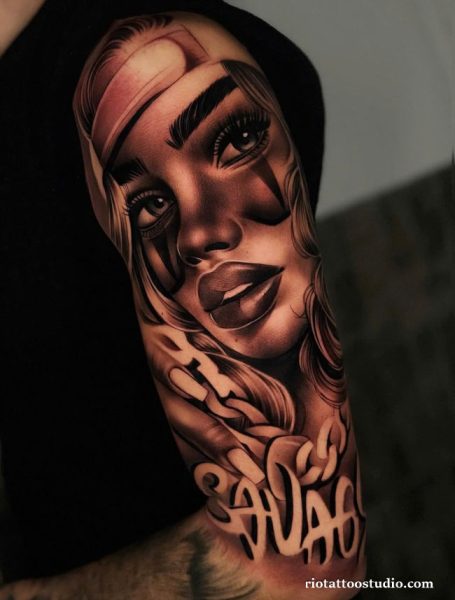 100+ Best Chicano Tattoo Ideas: Symbols of Loyalty 5 - Rio Tattoo Studio