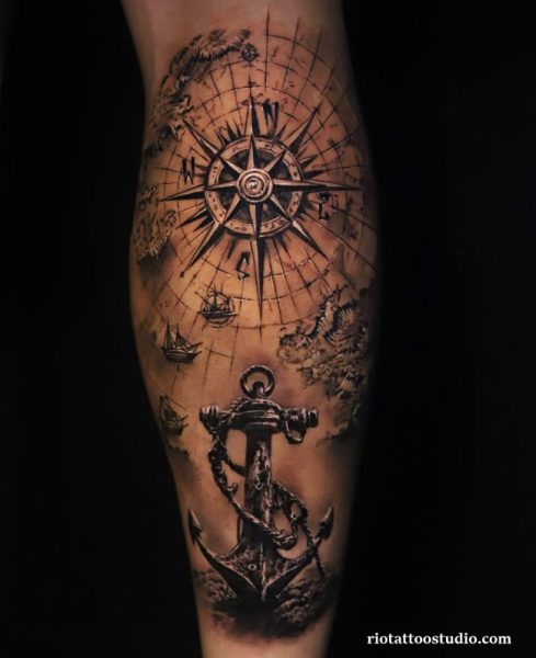 Compass Tattoo: Guide to Direction and Travel Art in 2026 1 - Rio Tattoo Studio