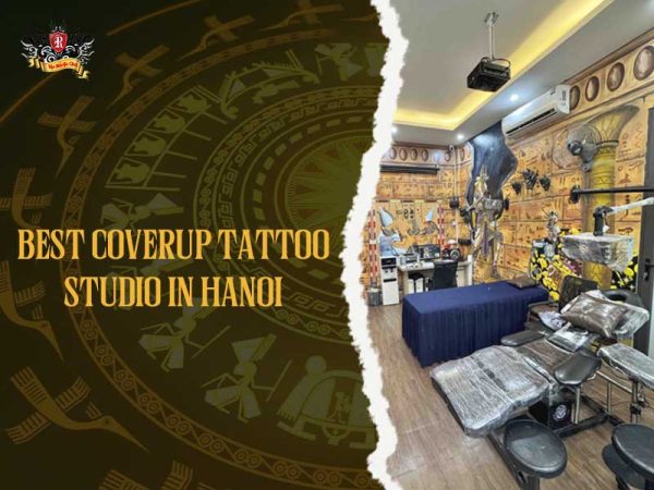 Professional tattoo studio interior at Rio Tattoo Studio Hanoi, best coverups tattoo studio in Hanoi