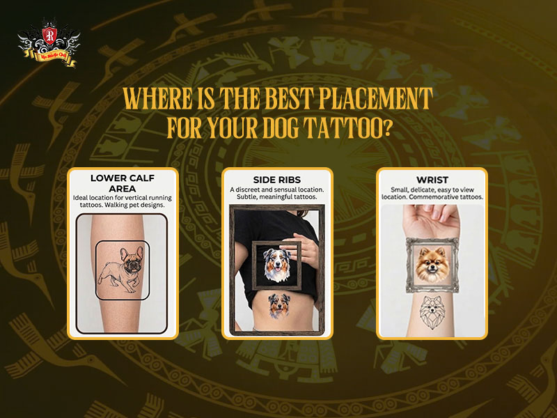 Guide to the best body placements for a meaningful dog tattoo