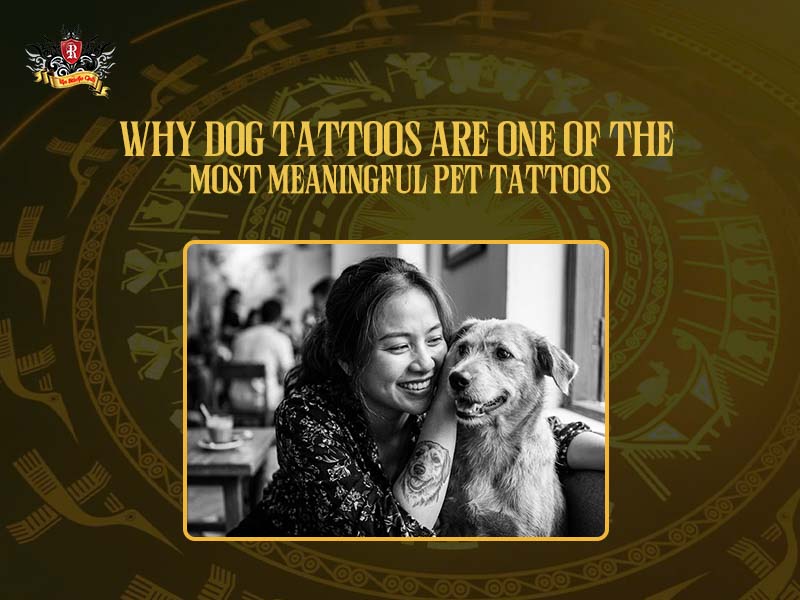 Meaningful dog tattoo design representing the eternal bond with a pet
