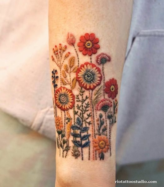 Rio Tattoo Studio embroidery tattoo branding