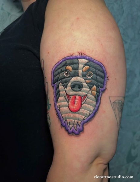 100+ Best Embroidery Tattoo Ideas: Unique Patchwork Art 3 - Rio Tattoo Studio