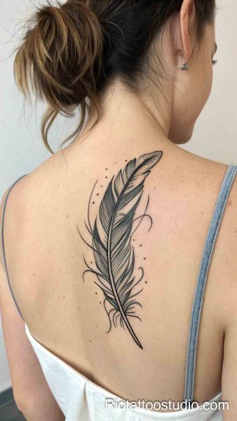 120+ Best Feather Tattoo Ideas: Symbols of Pure Freedom 8 - Rio Tattoo Studio