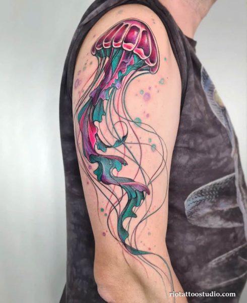 100+ Best Jellyfish Tattoo Ideas: Graceful Oceanic Art 1 - Rio Tattoo Studio
