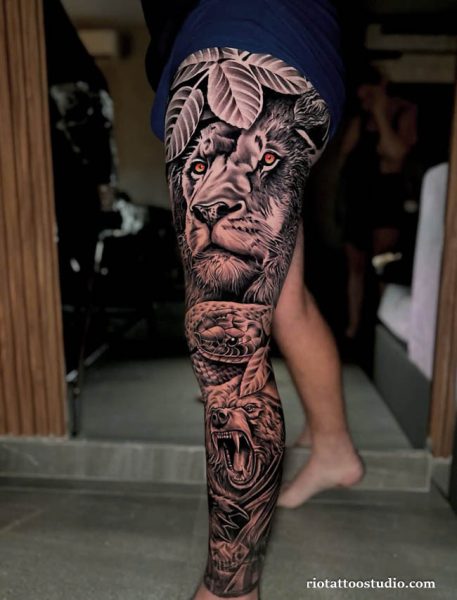 Leg sleeve tattoo: the ultimate guide to leg art in 2026 2 - Rio Tattoo Studio