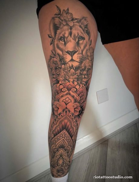 Leg sleeve tattoo: the ultimate guide to leg art in 2026 4 - Rio Tattoo Studio