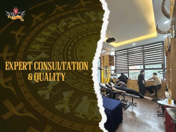 Modern professional tattoo studio interior with client on treatment table during rib tattoo session, rib tattoo ideas