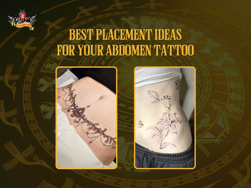 Best placement ideas for a female stomach tattoo on the abdomen