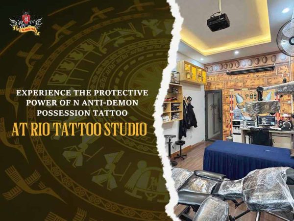 Professional tattoo studio setup for supernatural and anti-demon possession tattoos at Rio Tattoo Studio, supernatural tattoo ideas