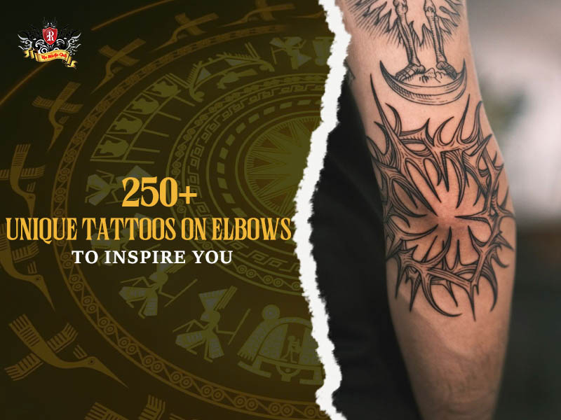 Collection of 250 plus unique tattoos on elbows to inspire your next ink