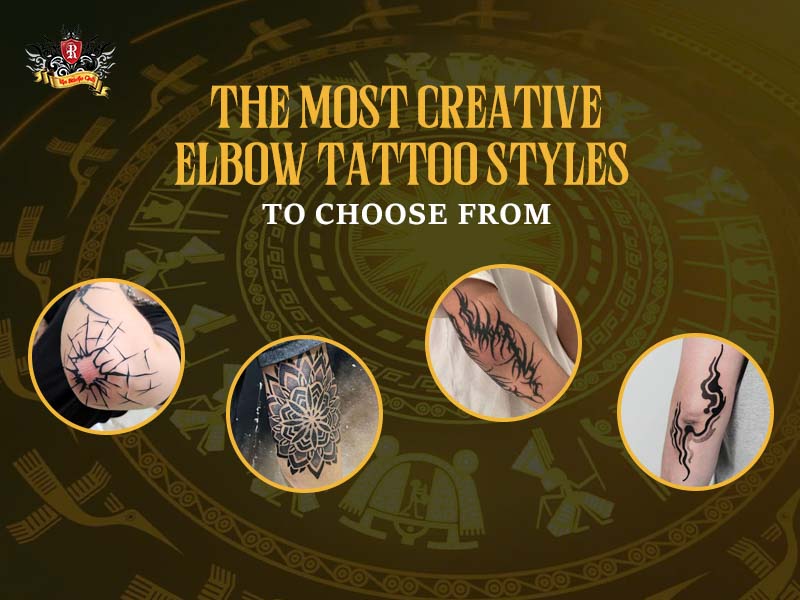 Showcase of the most creative and unique tattoos on elbows styles
