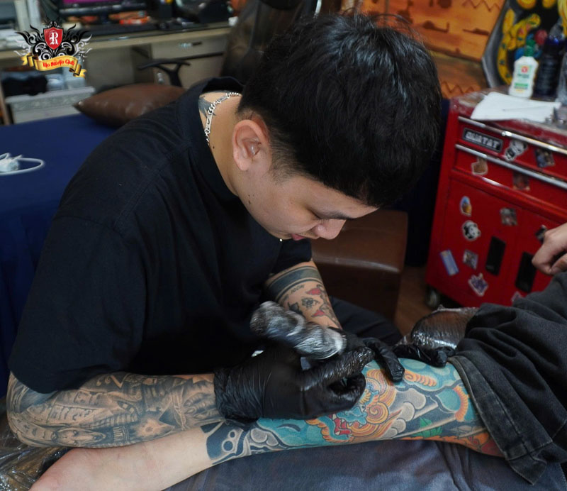 Tattoo Artist Anh Duc creating one-of-a-kind custom tattoos with unique artistic identity