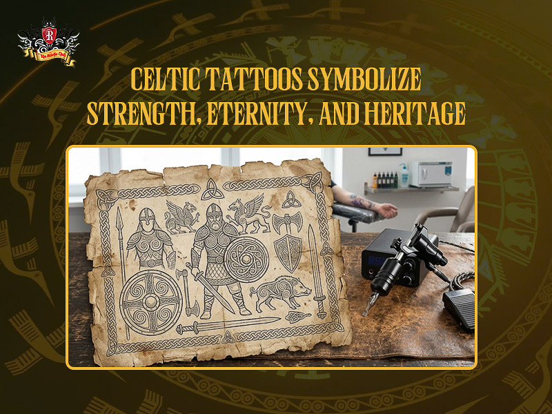 History and meaning of Celtic tattoos art.