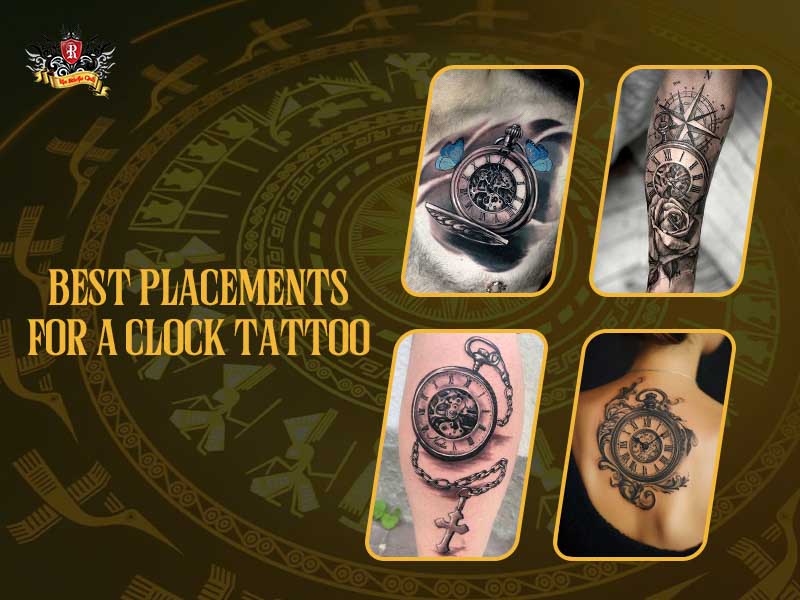 Best arm and shoulder placements for a detailed clock tattoo
