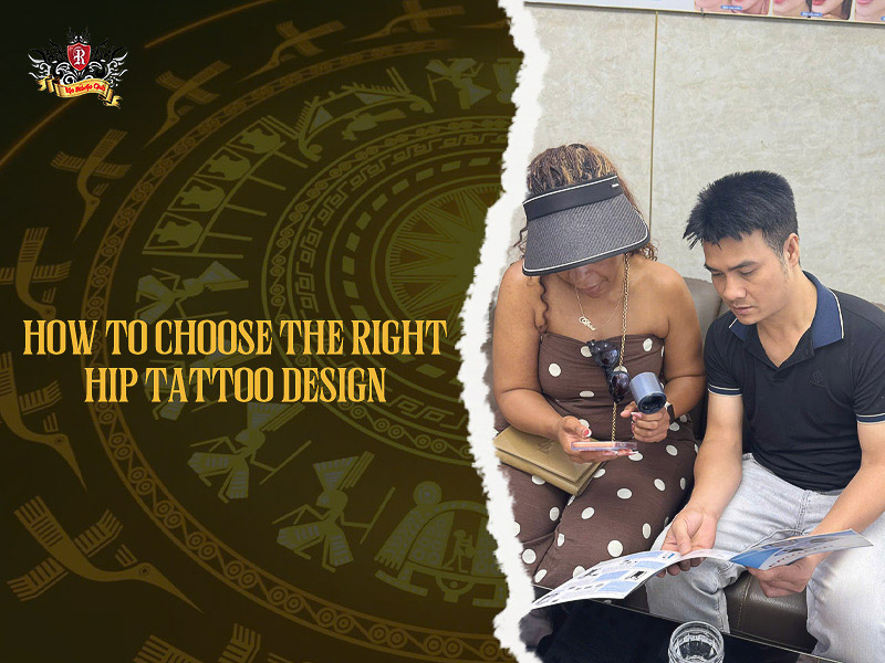 Professional consultation for custom tattoo hip women designs.