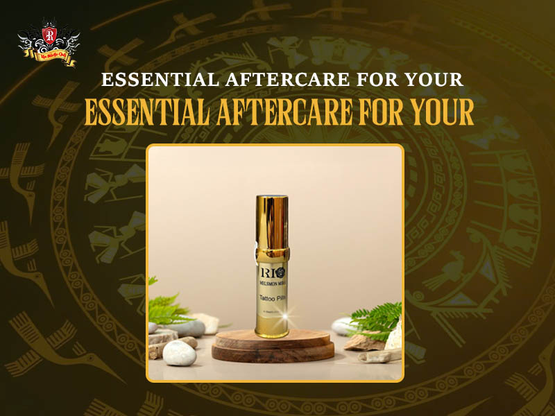 Specialized Tattoo Pill aftercare cream for premium camouflage tattoo services at Rio Tattoo Studio