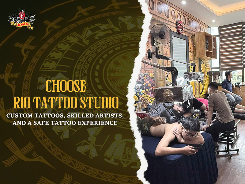 Professional Rio Tattoo Studio team creating custom Sibling Tattoos.