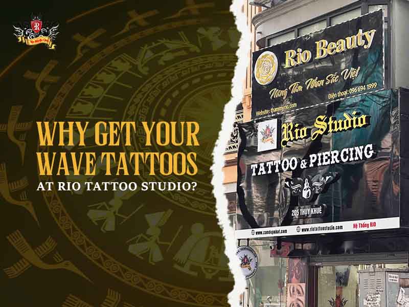 The professional storefront of Rio Tattoo Studio for your next wave tattoo
