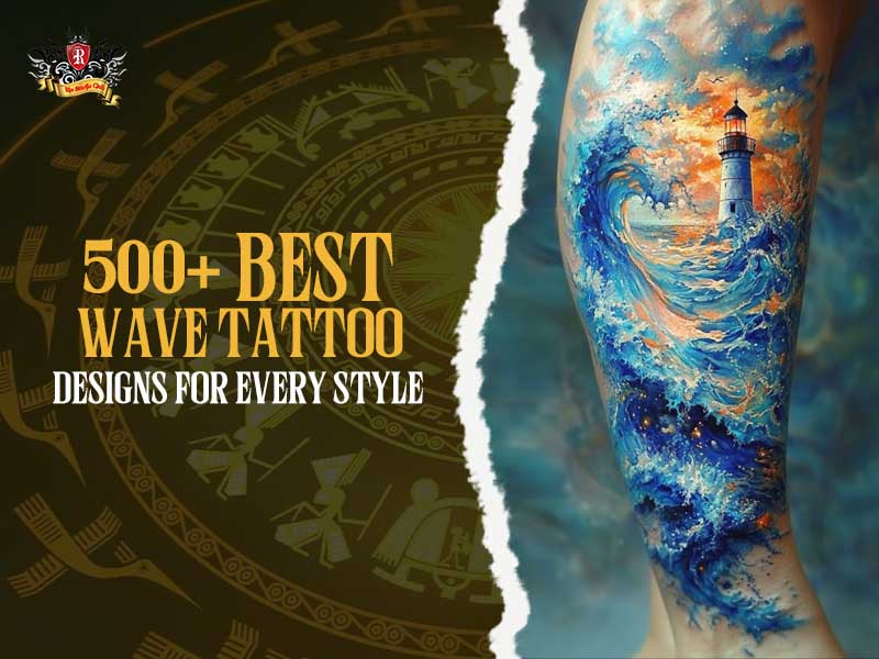 Diverse and artistic wave tattoo designs for men and women.