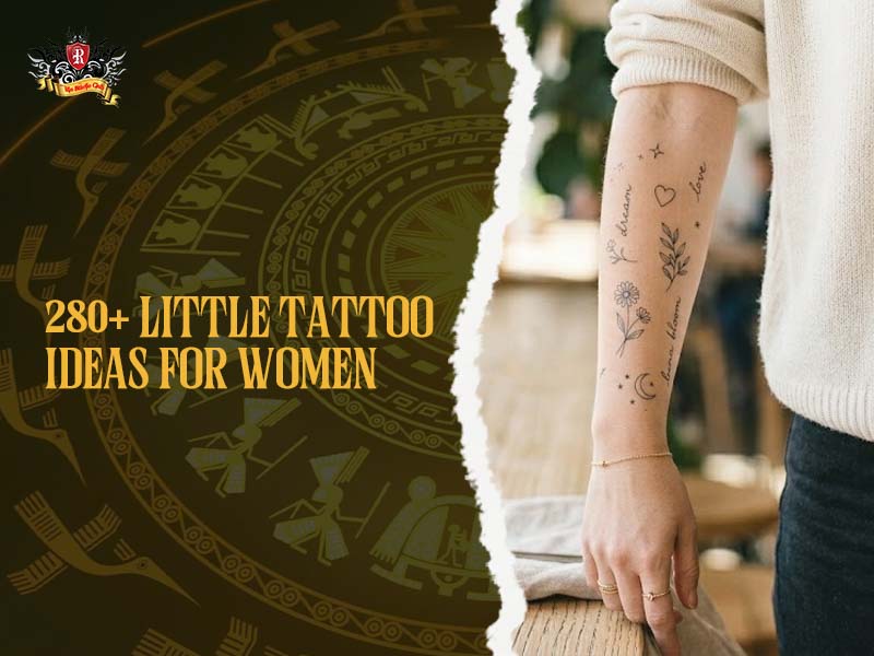 A beautiful collection of elegant little tattoo for women featured by Rio Tattoo Studio.