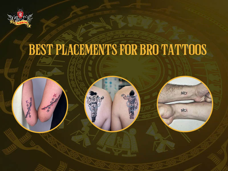 Ideal forearm, left chest, and rib cage placements for a group bro tattoo at Rio Tattoo Studio.