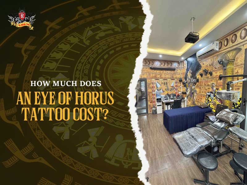 Price guide and cost breakdown for an eye of Horus tattoo at Rio Tattoo Studio.