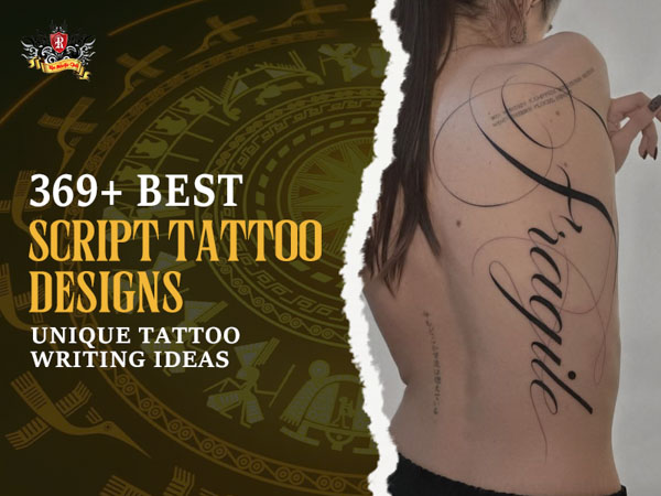 Unique script tattoo designs and elegant writing ideas collection showcased at Rio Tattoo Studio.